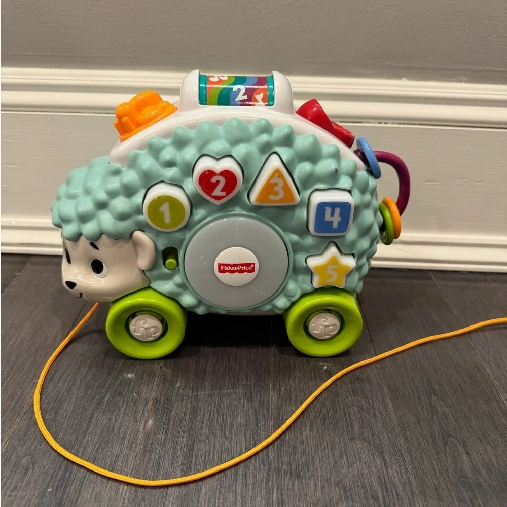 Fisher-Price Linkimals Electronic Hedgehog Pull Toy Infant Baby Toddler